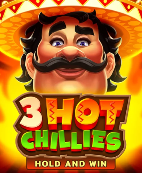 Play 3 Hot Chillies at Golden Luck Space Casino